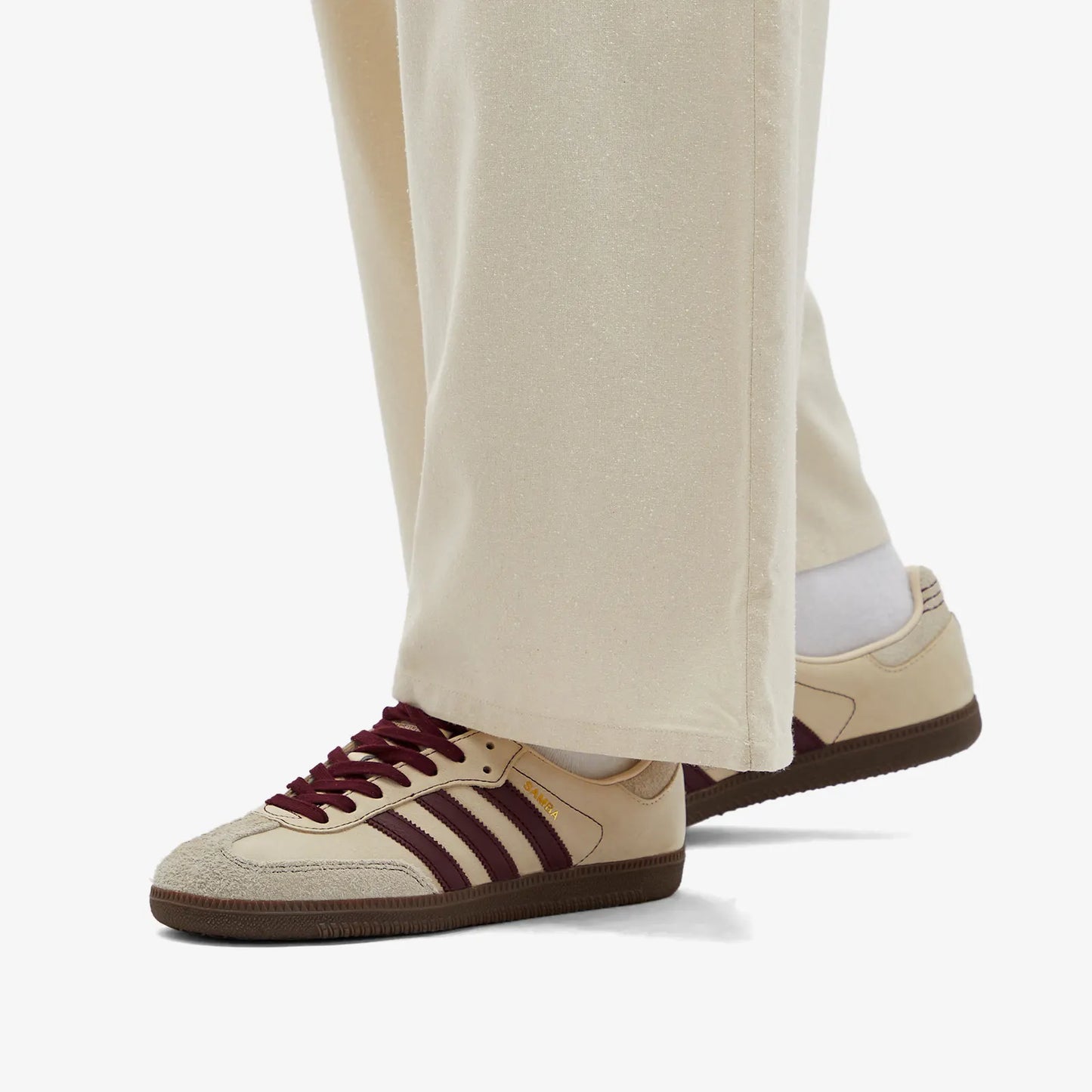 Samba OG Wonder White Maroon