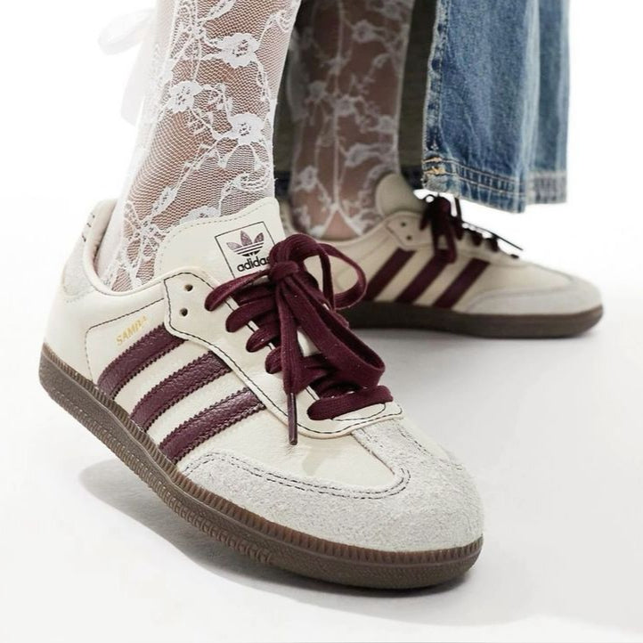 Samba OG Wonder White Maroon